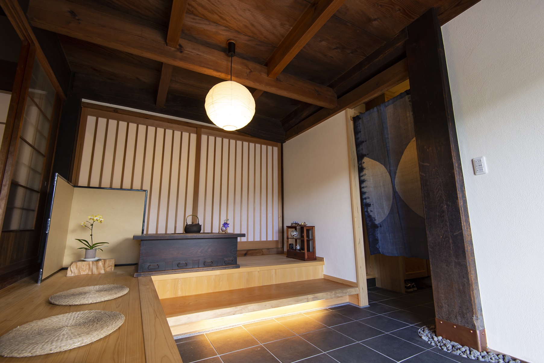 梁を生かした和モダンの家 都祁 | 築60年の古民家| 奈良の木の家工務店